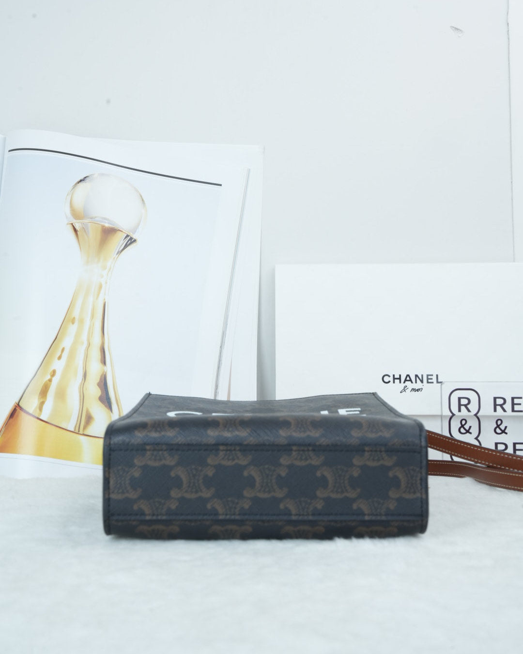 Vertical Cabas in Triomphe Canvas