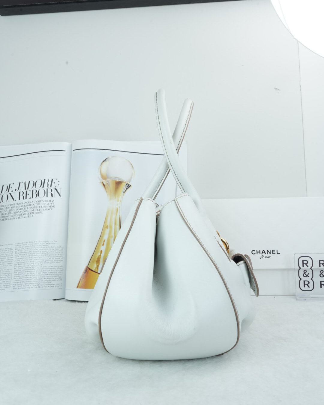 Leather Front Pocket Satchel