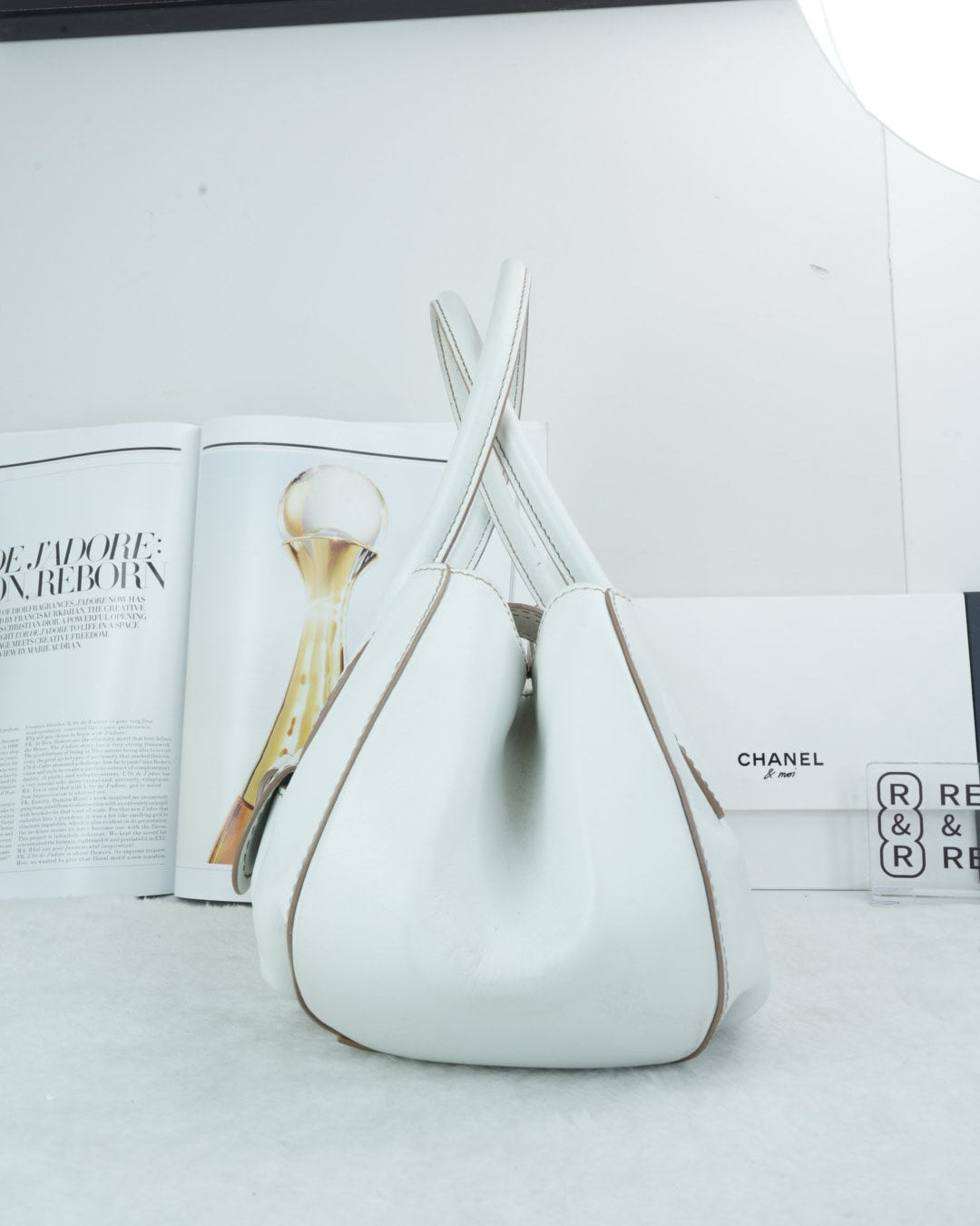 Leather Front Pocket Satchel