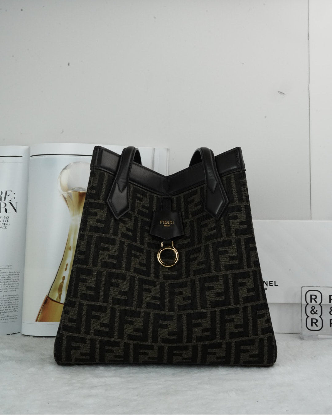 Origami Leather Tote