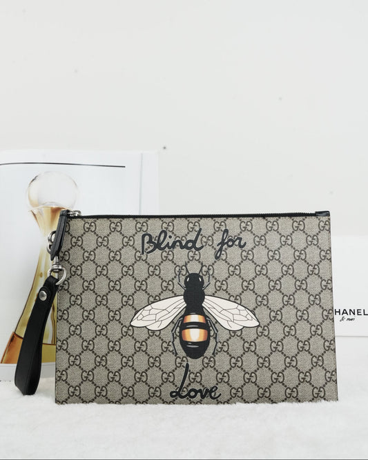 Canvas Pouch with Bee