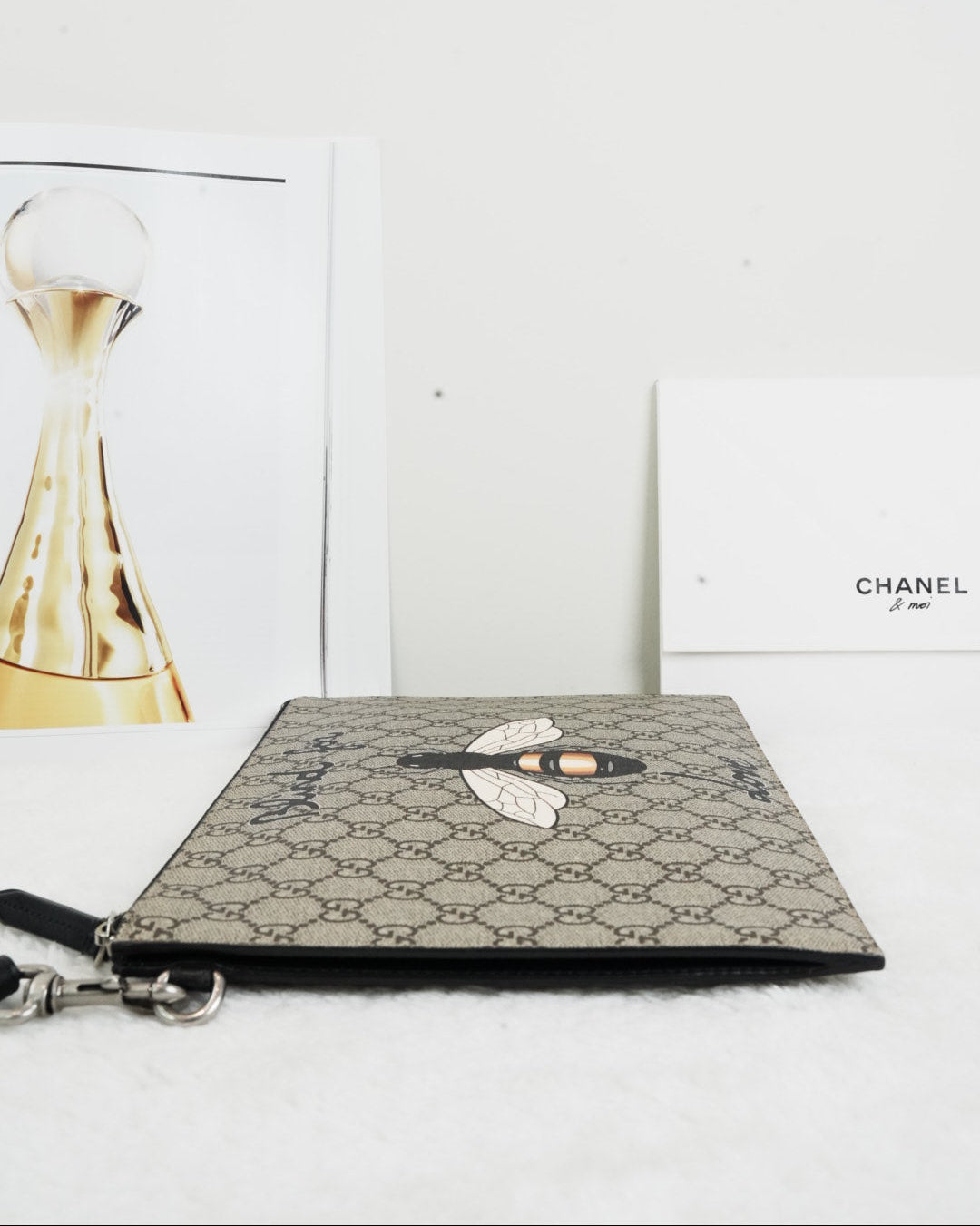 Canvas Pouch with Bee