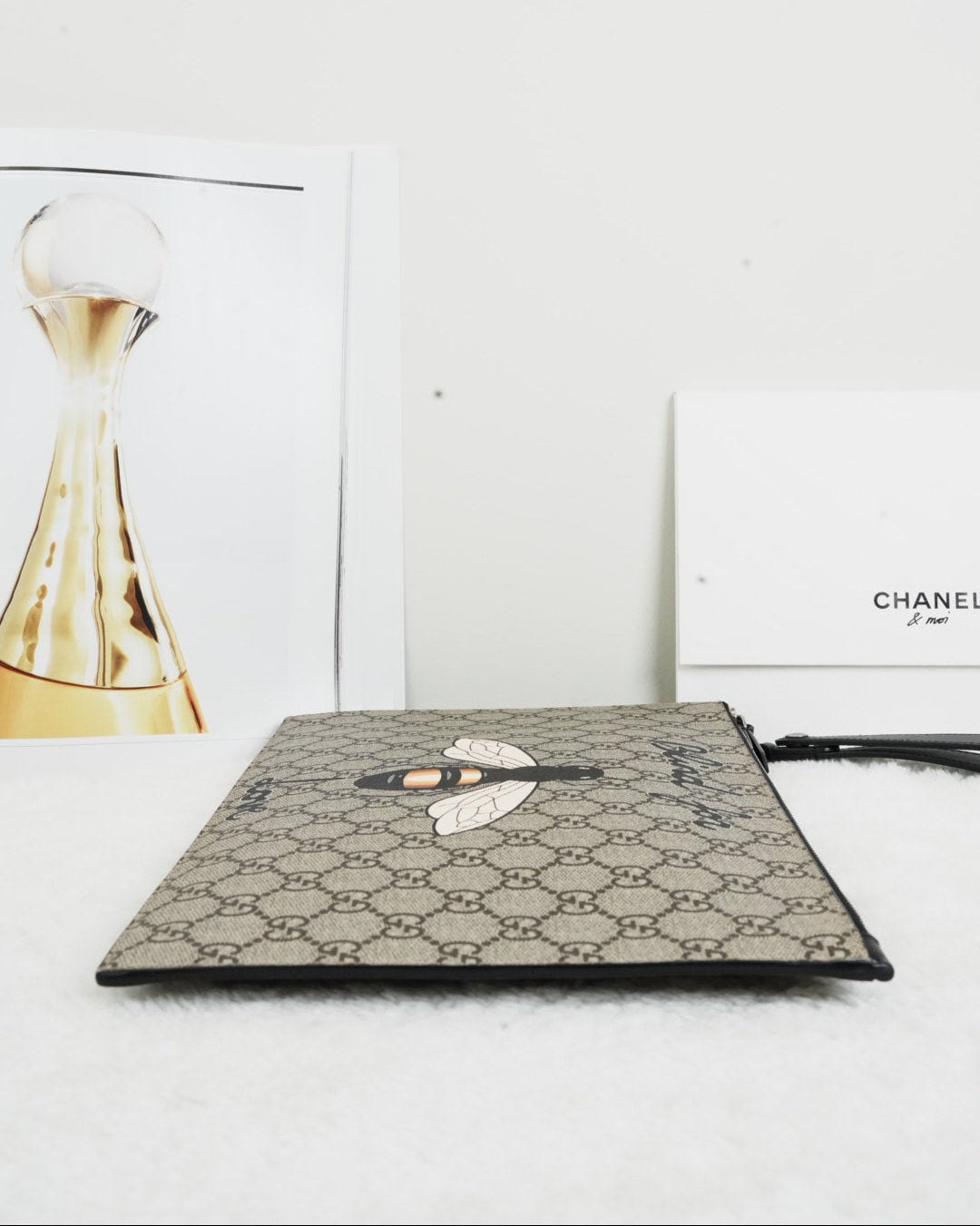 Canvas Pouch with Bee