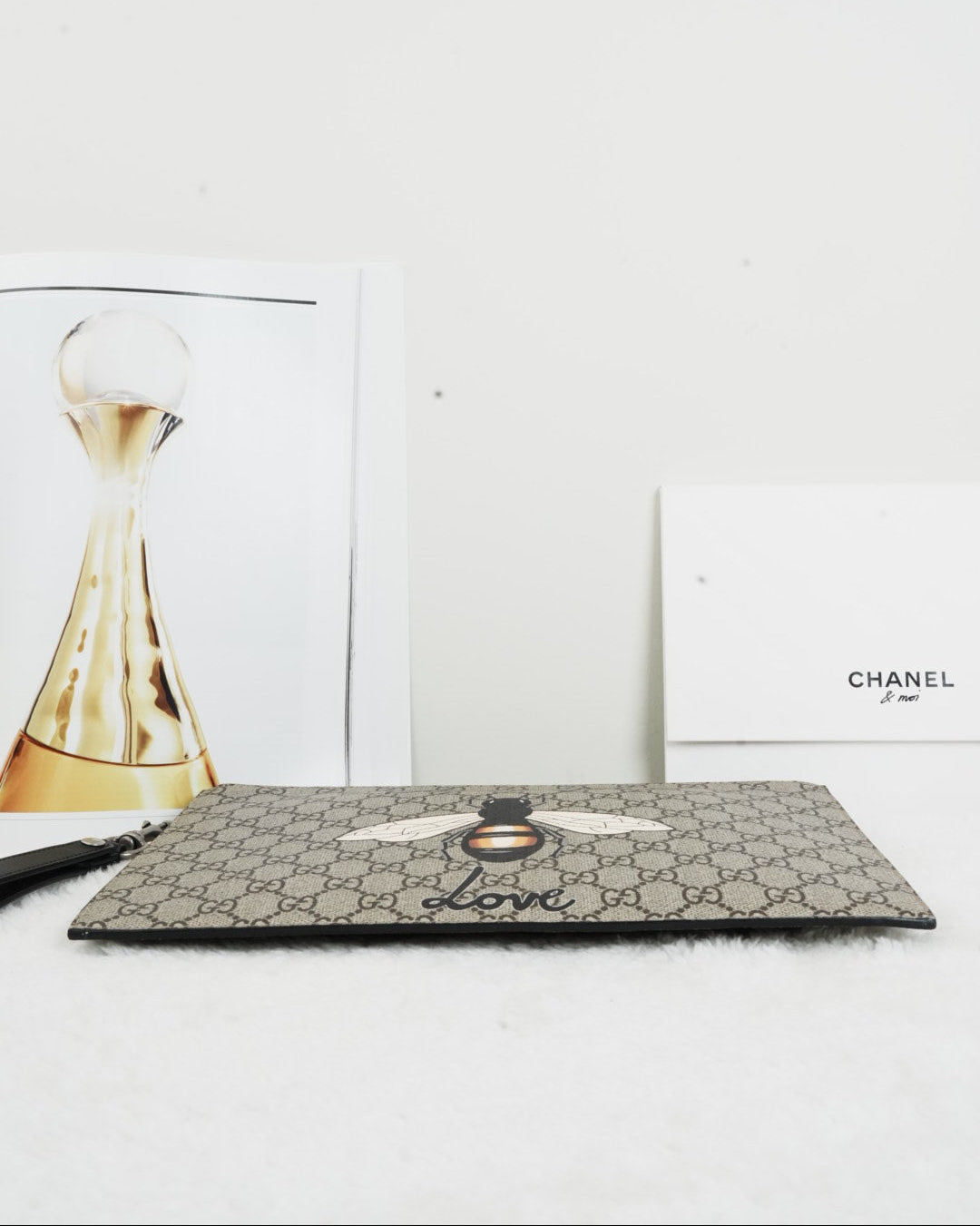 Canvas Pouch with Bee