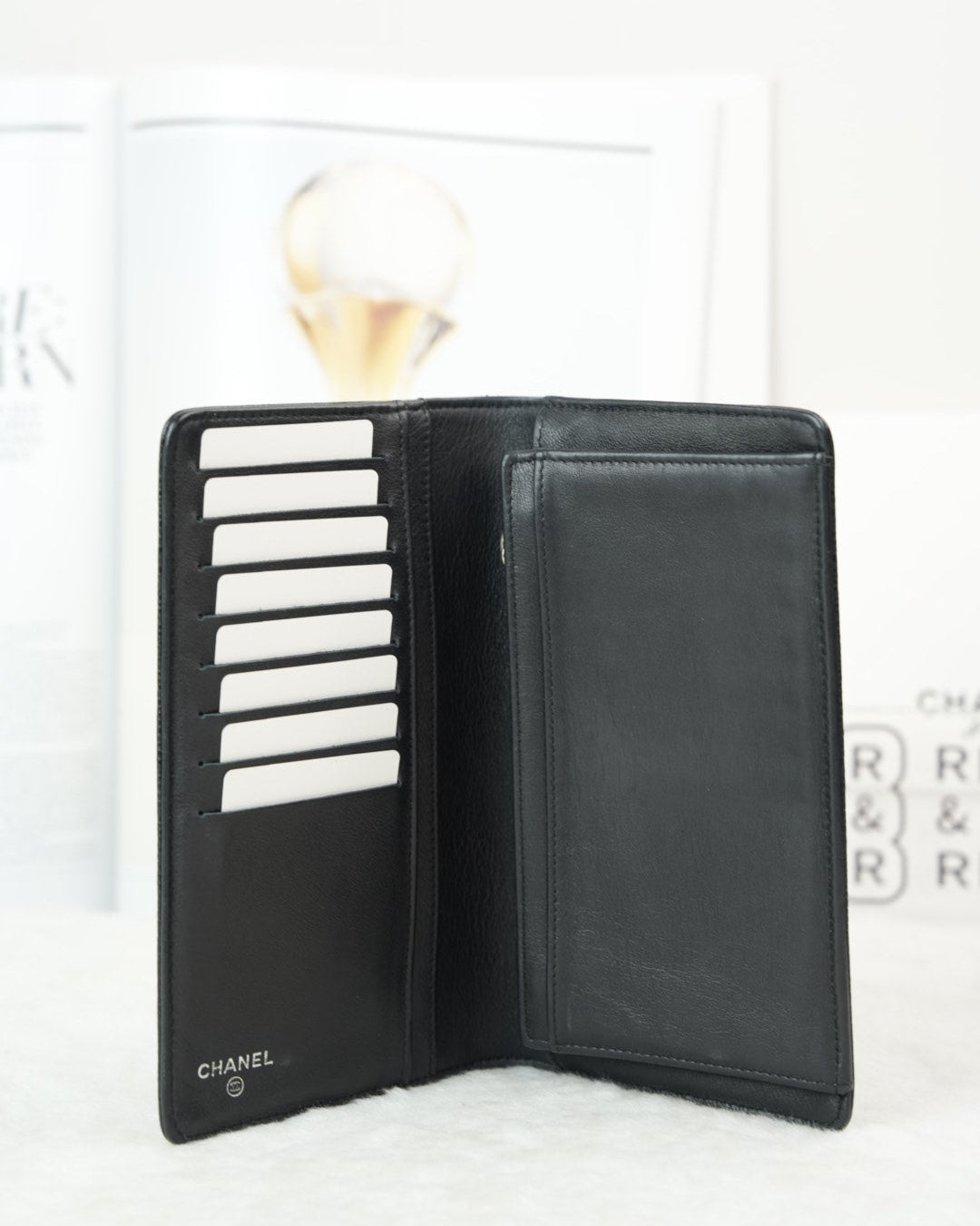 CC Caviar Long Wallet