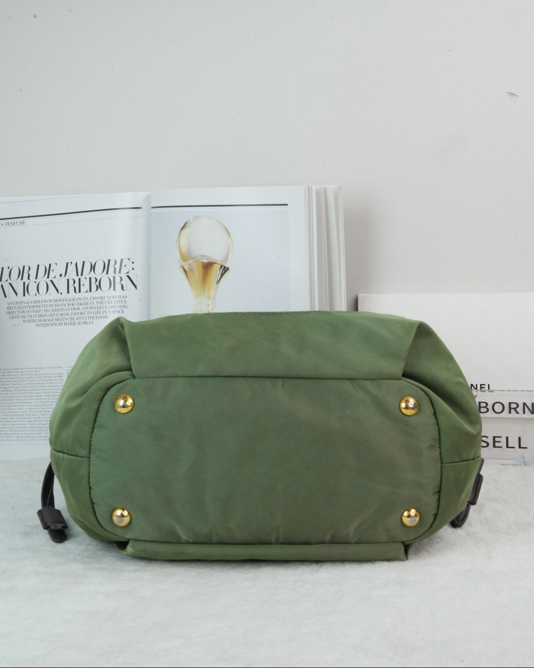 Logo Jacquard Nylon Tote