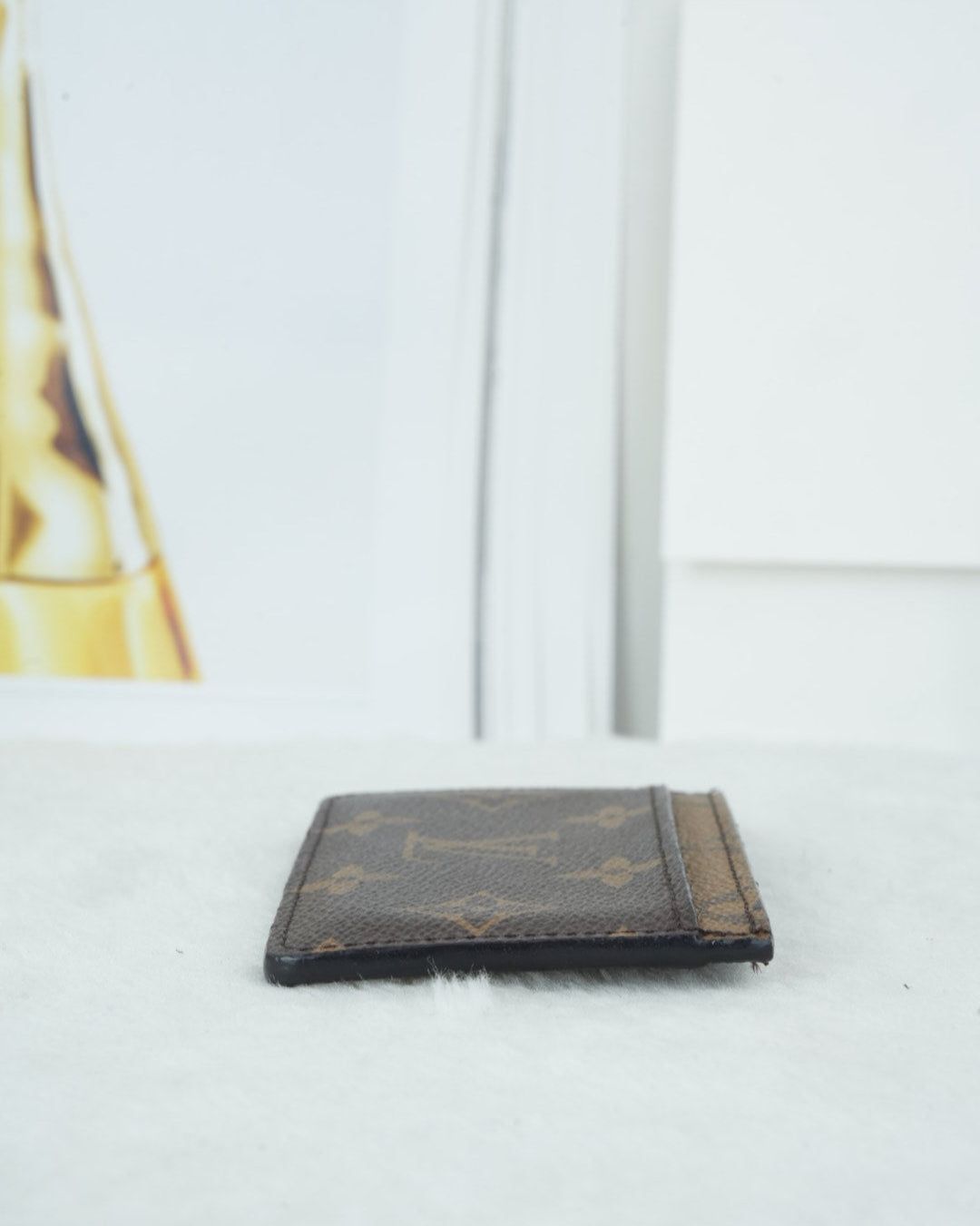 Reverse Canvas Card Holder