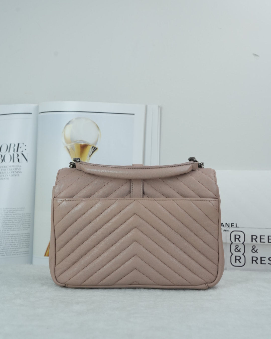 College Medium Quilted Leather