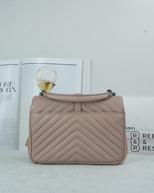 College Medium Quilted Leather