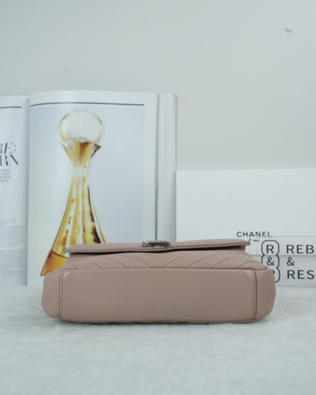 College Medium Quilted Leather