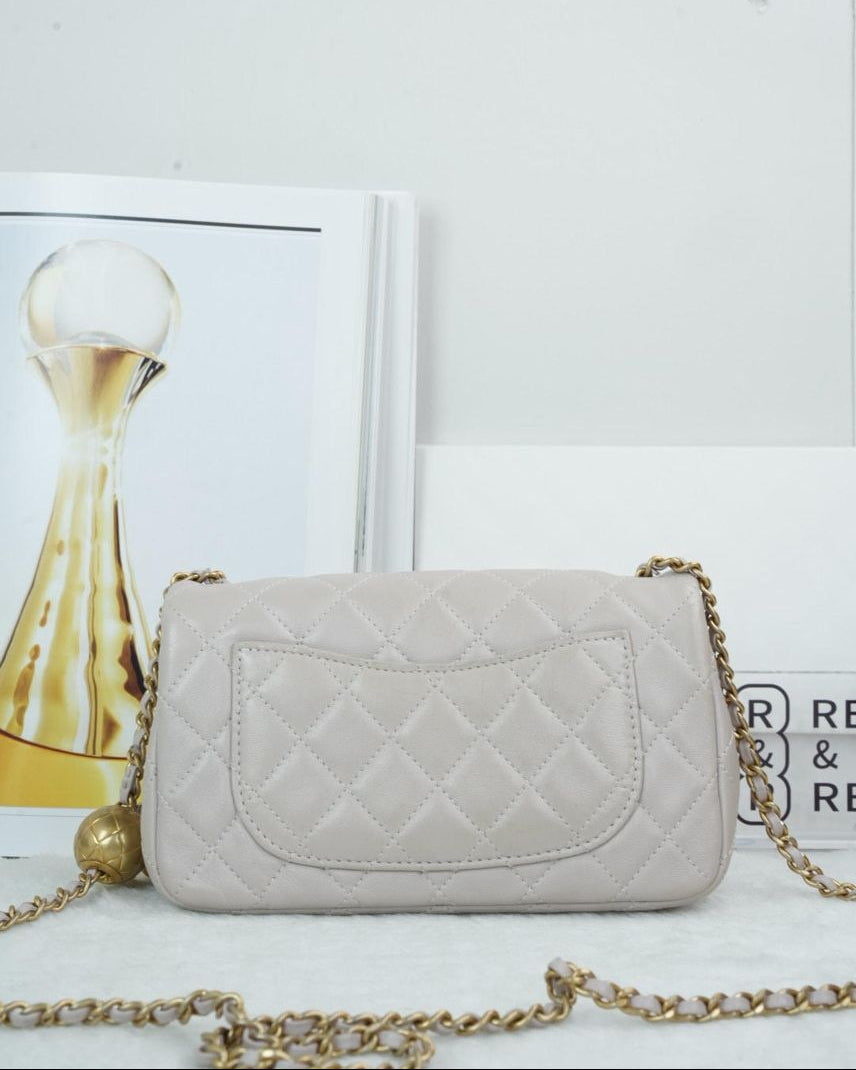 Classic Flap Mini Gold Ball