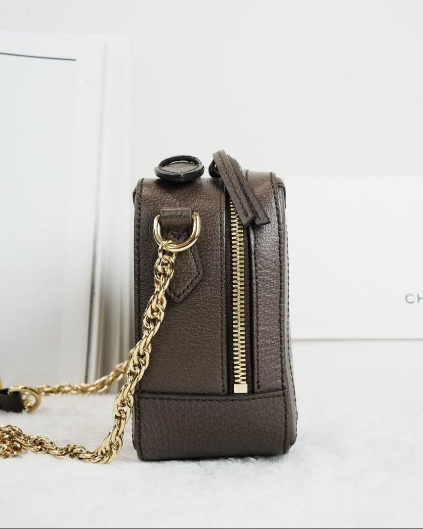 GG Supreme Mini Top Handle Beige