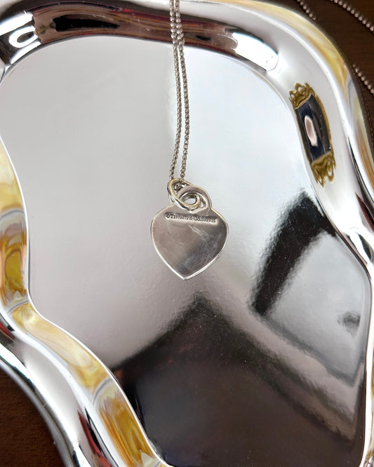 Heart Tag Pendant Necklace