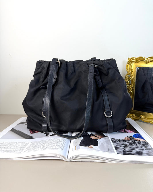 Tessuto Leather Shoulder Bag