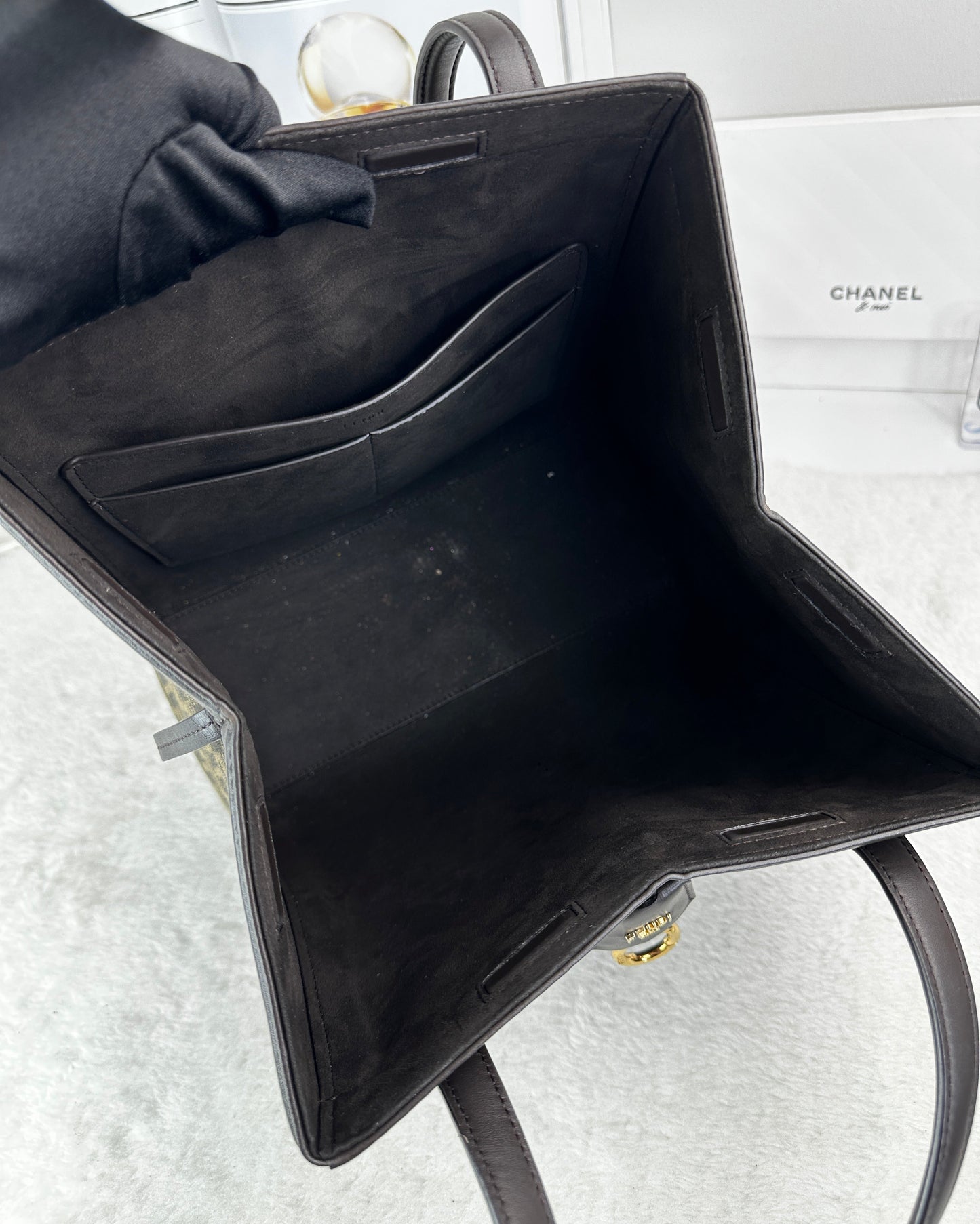 Origami Leather Tote