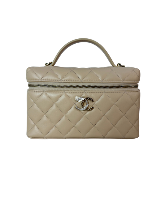 Top Handle Slim Vanity Case