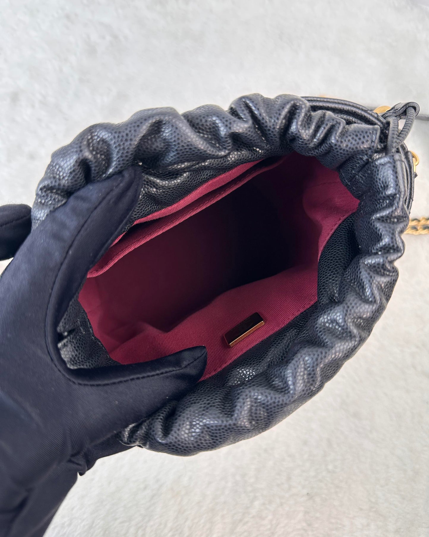 Drawstring Bucket Bag