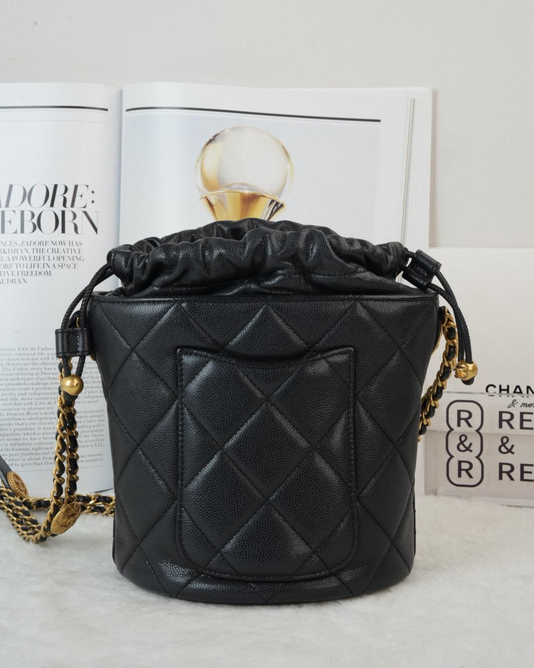 Drawstring Bucket Bag