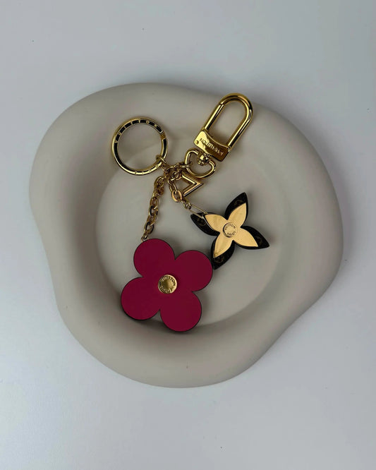 Blooming Flowers Bag Charm