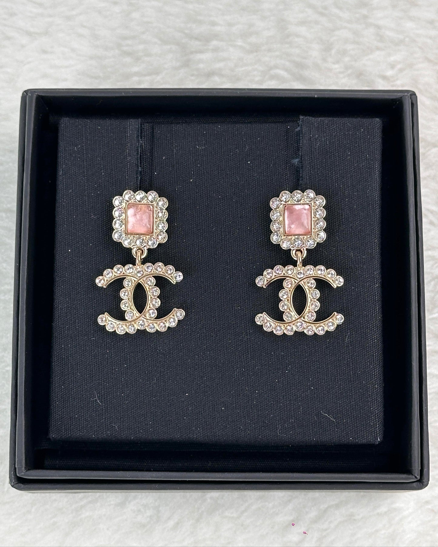 Crystal Pearl Earrings