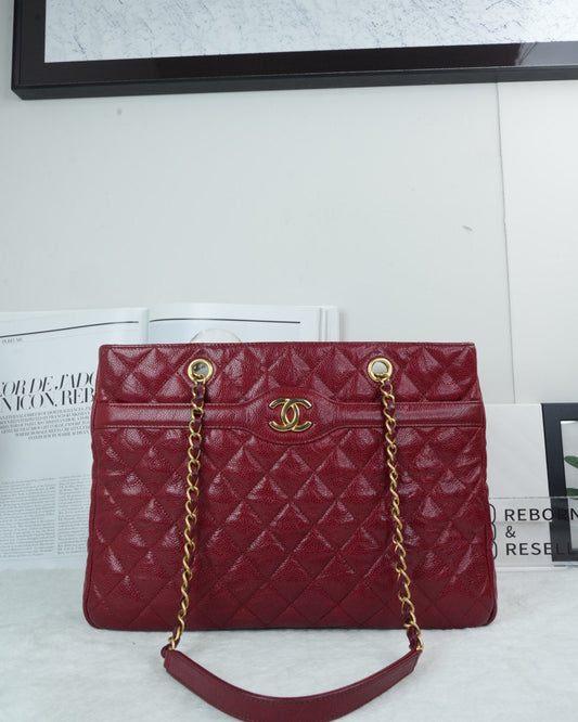 Two Tone Shopping Tote