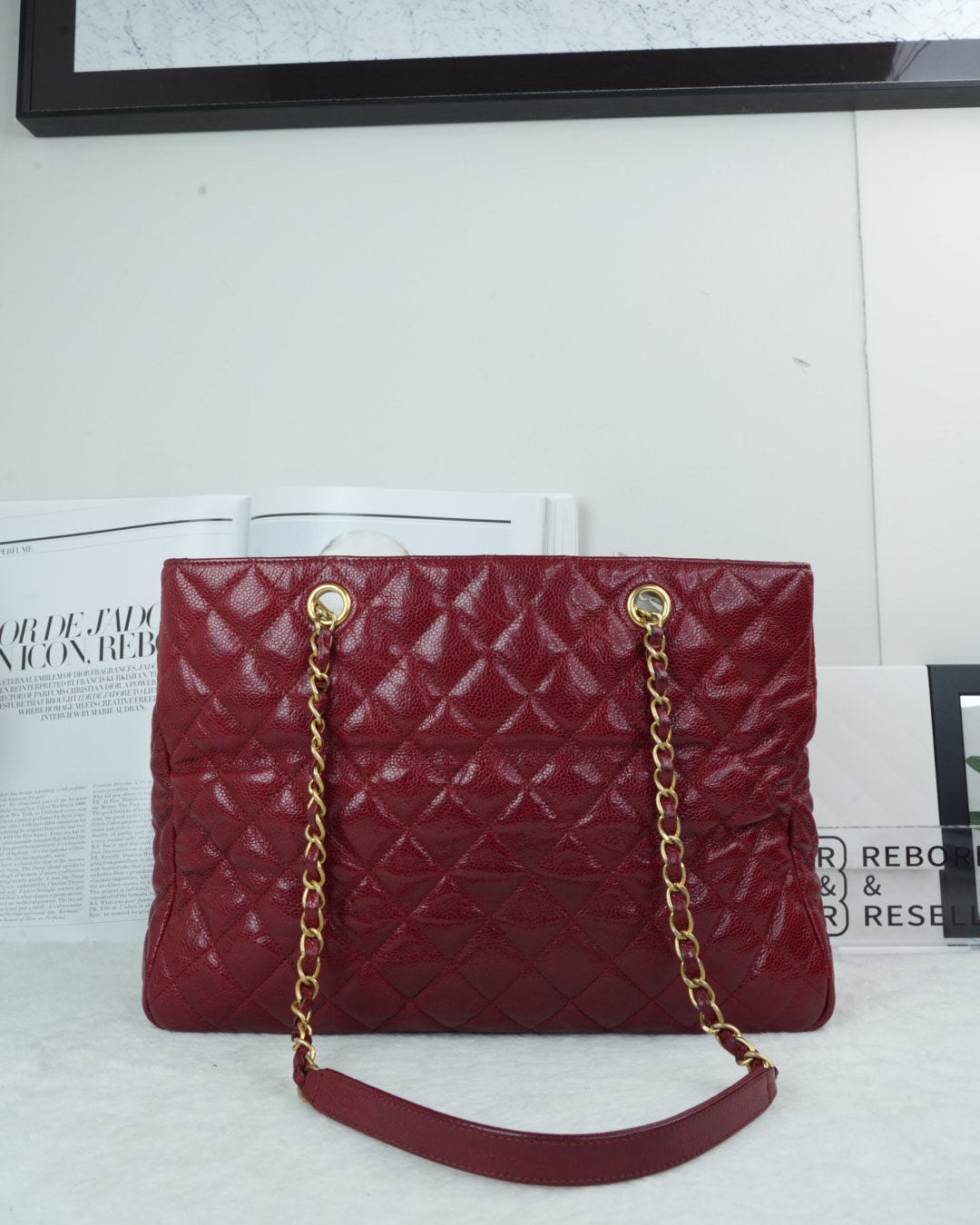 Two Tone Shopping Tote