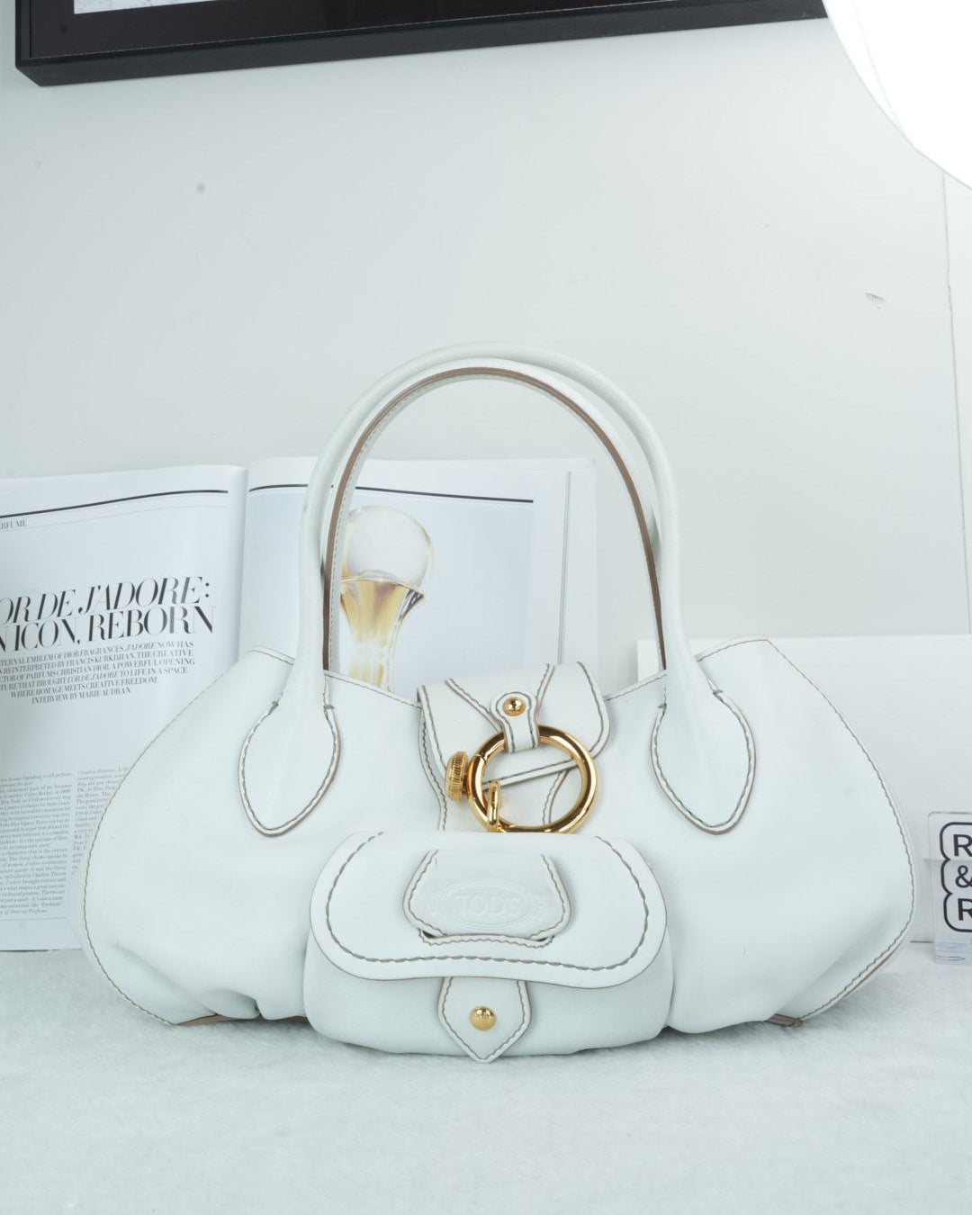 Leather Front Pocket Satchel