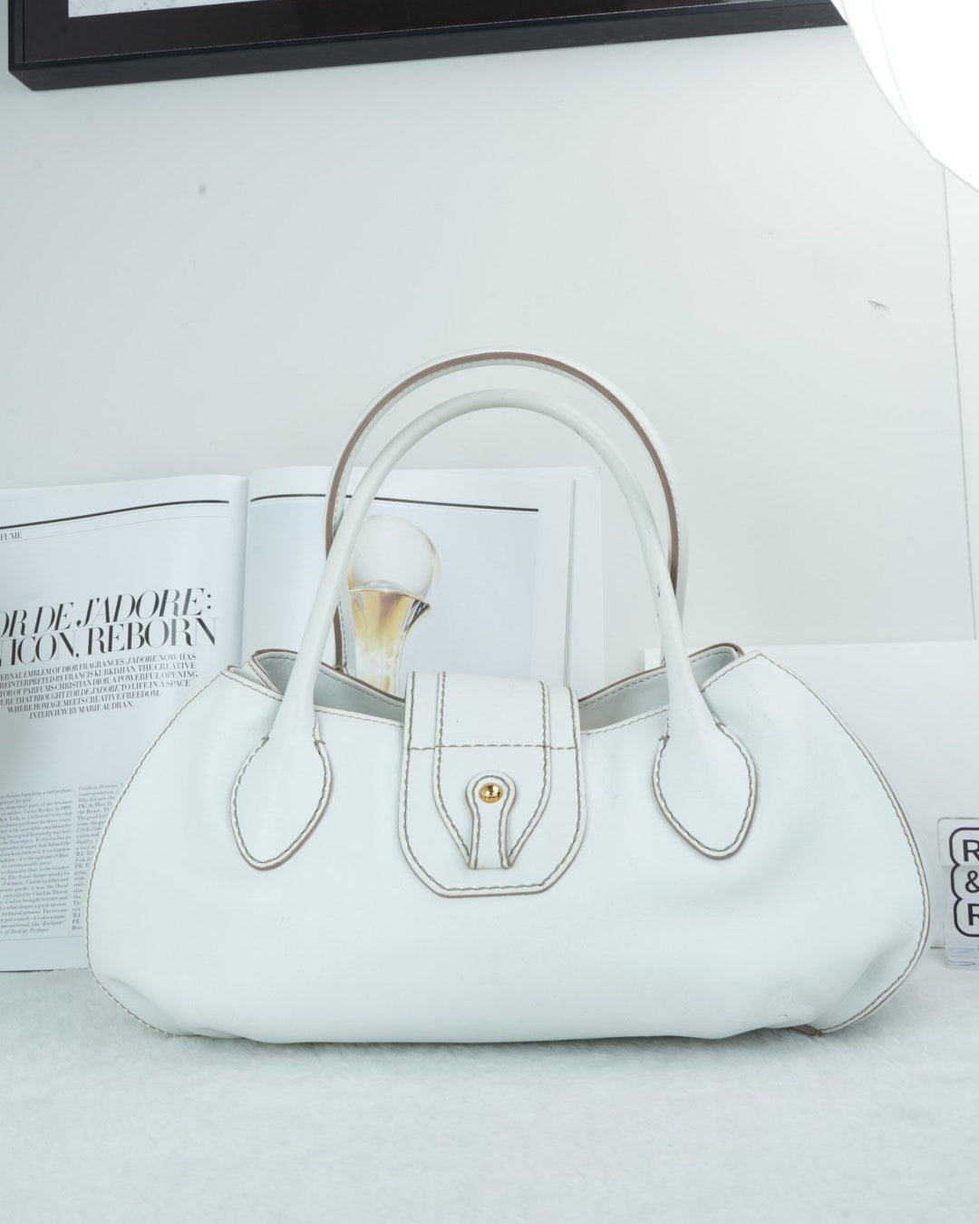 Leather Front Pocket Satchel