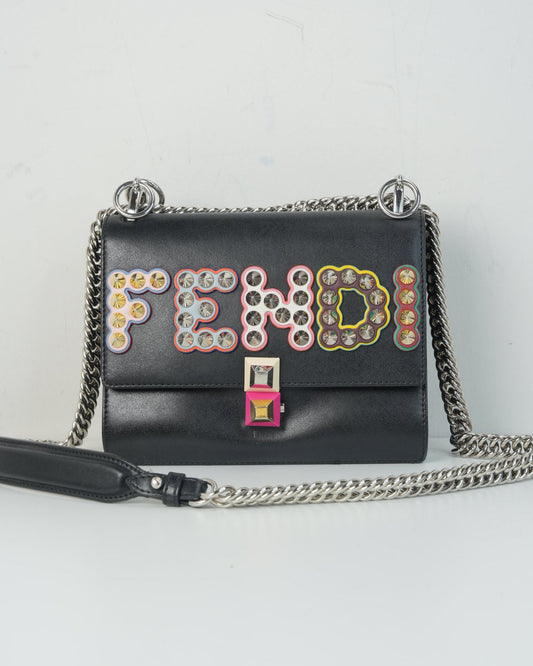 Small Kan I Studded Logo Bag