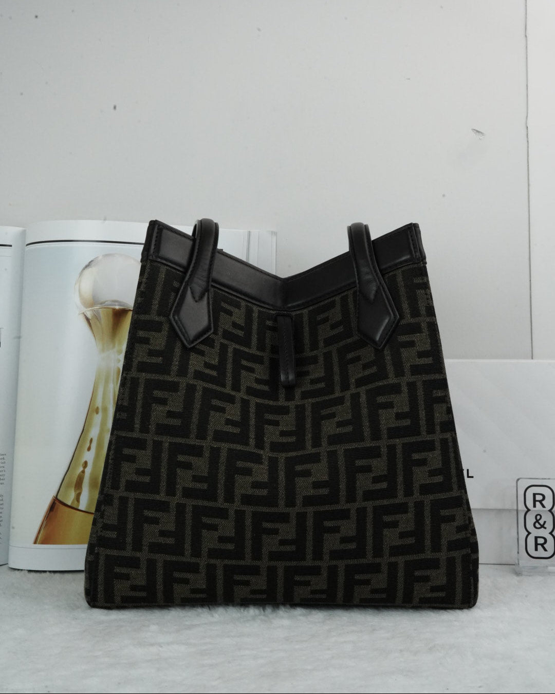 Origami Leather Tote