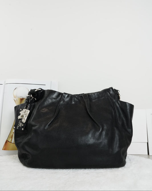 Shirred Hobo Bag