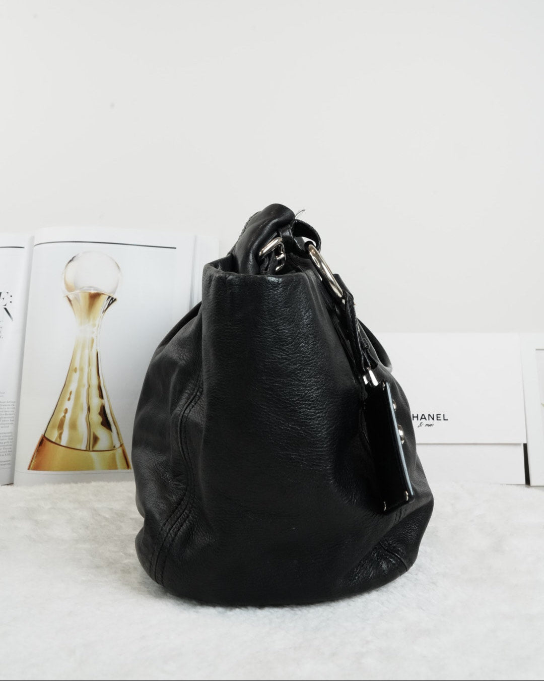 Shirred Hobo Bag