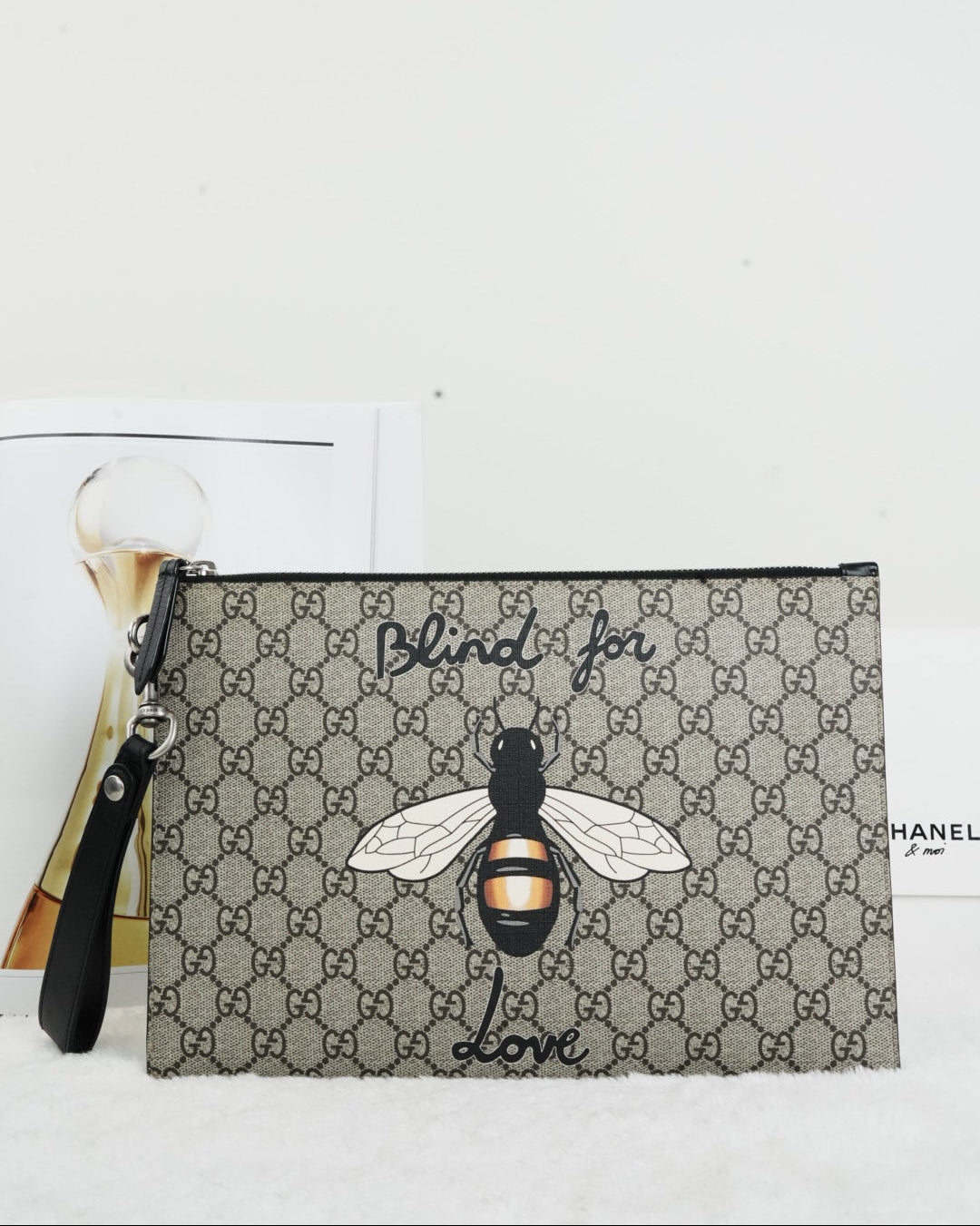 Canvas Pouch with Bee