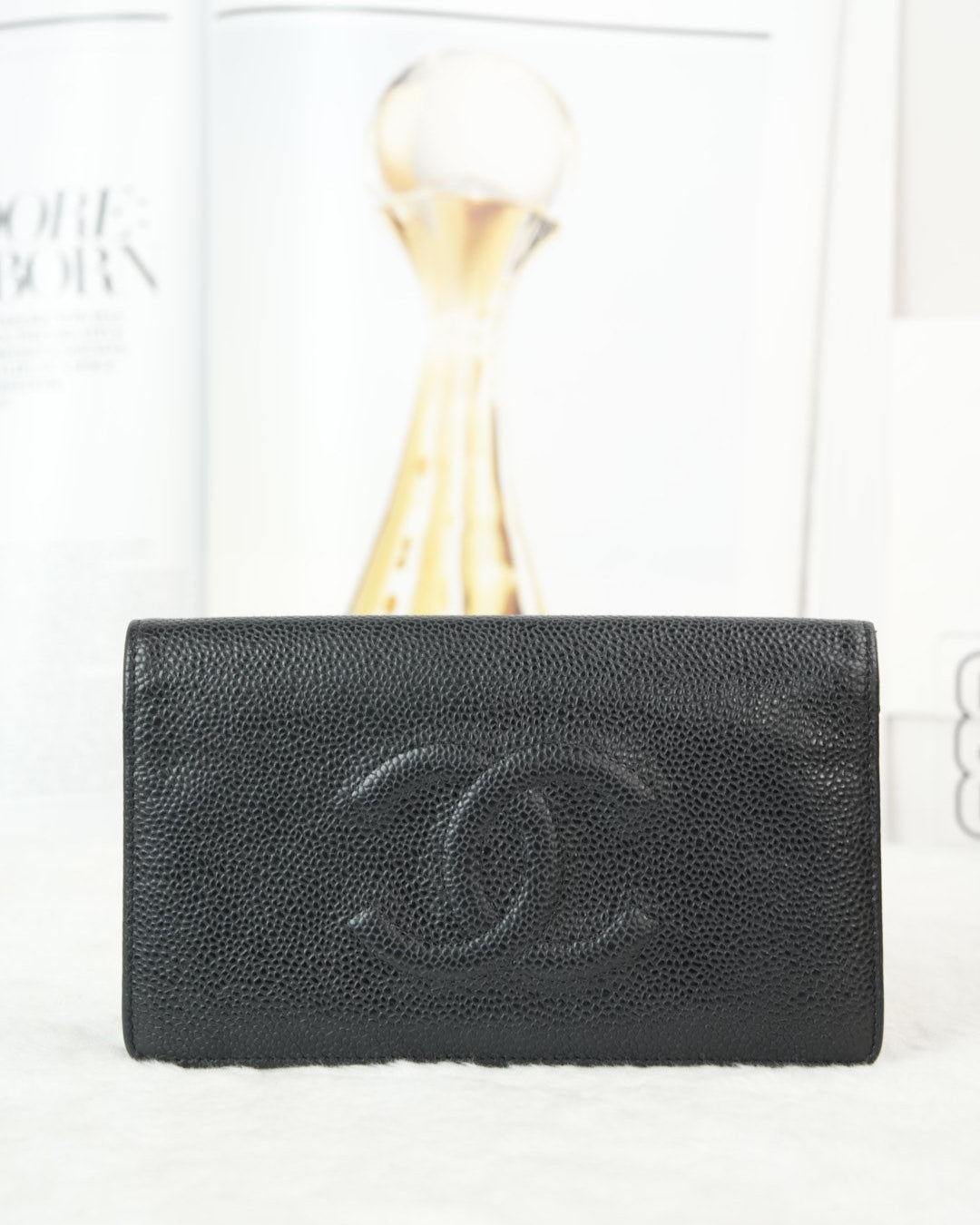 CC Caviar Long Wallet