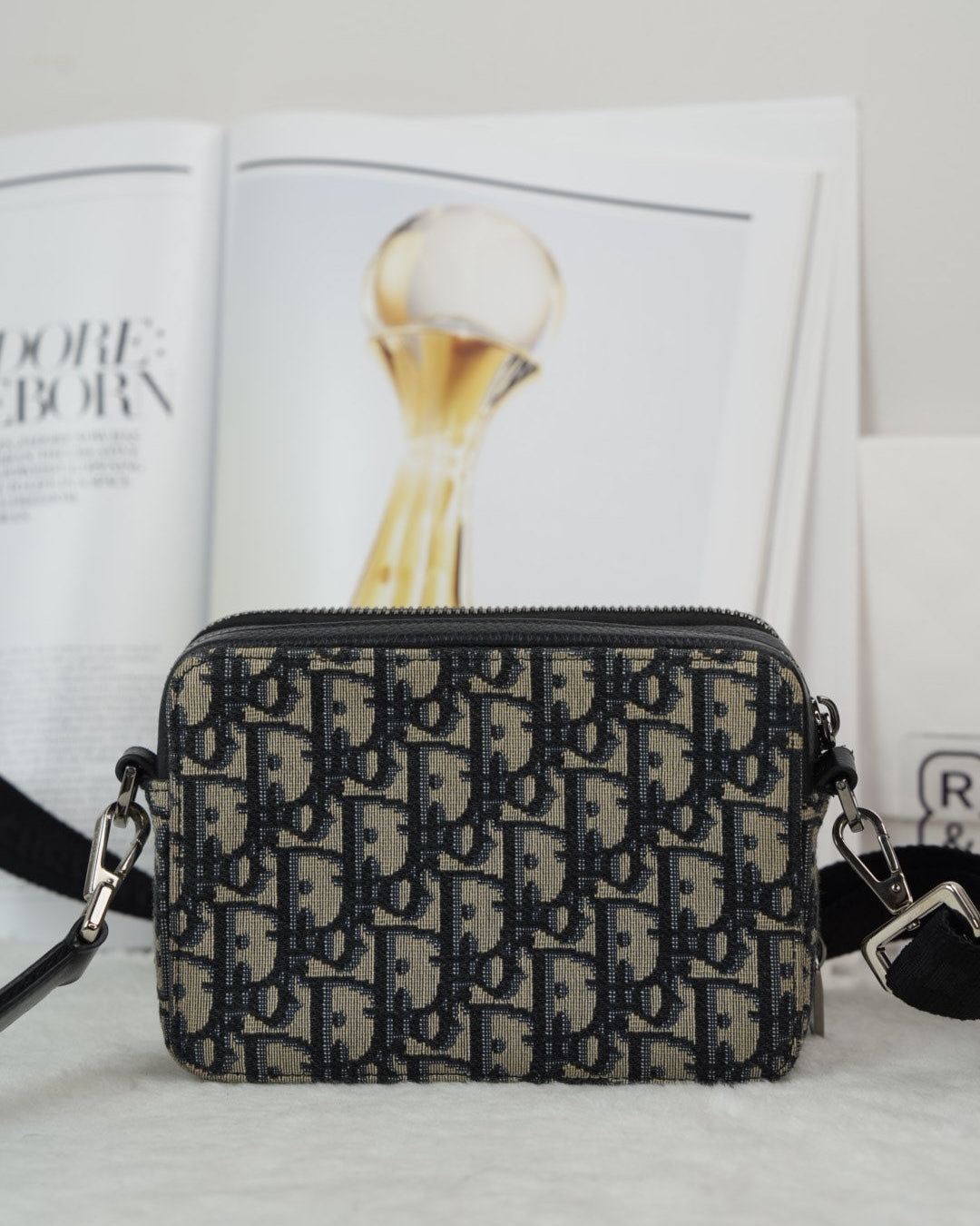 Zipped Pouch With Strap