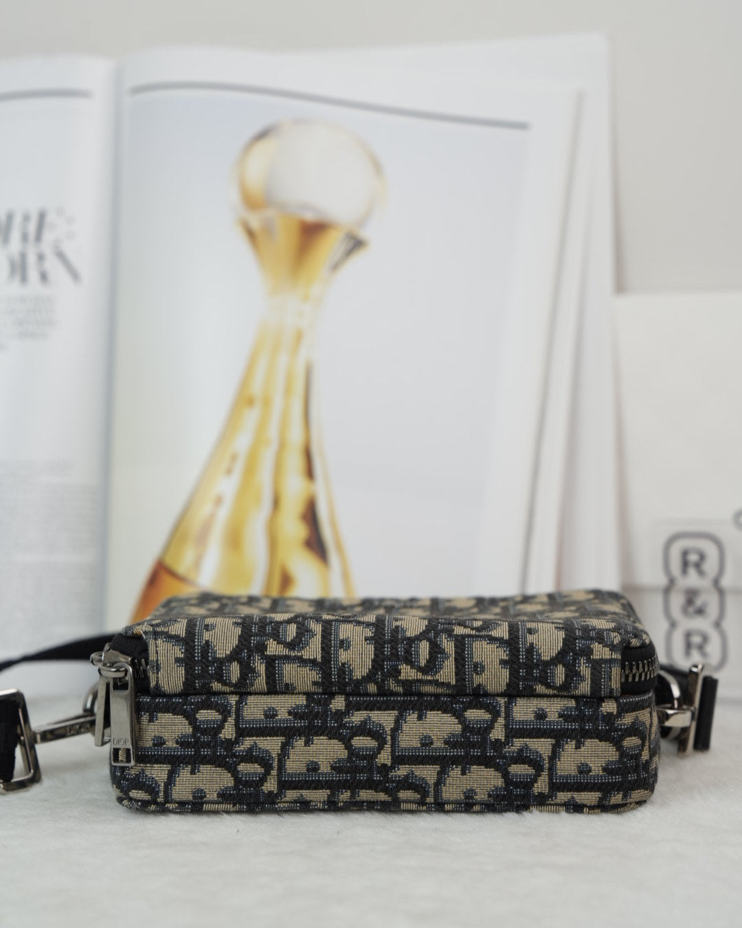 Zipped Pouch With Strap