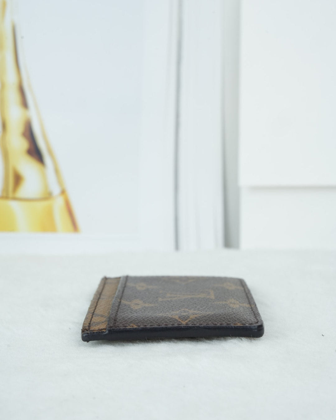 Reverse Canvas Card Holder