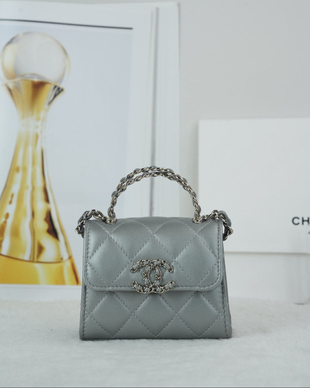 Mini Top Handle Flap Bag
