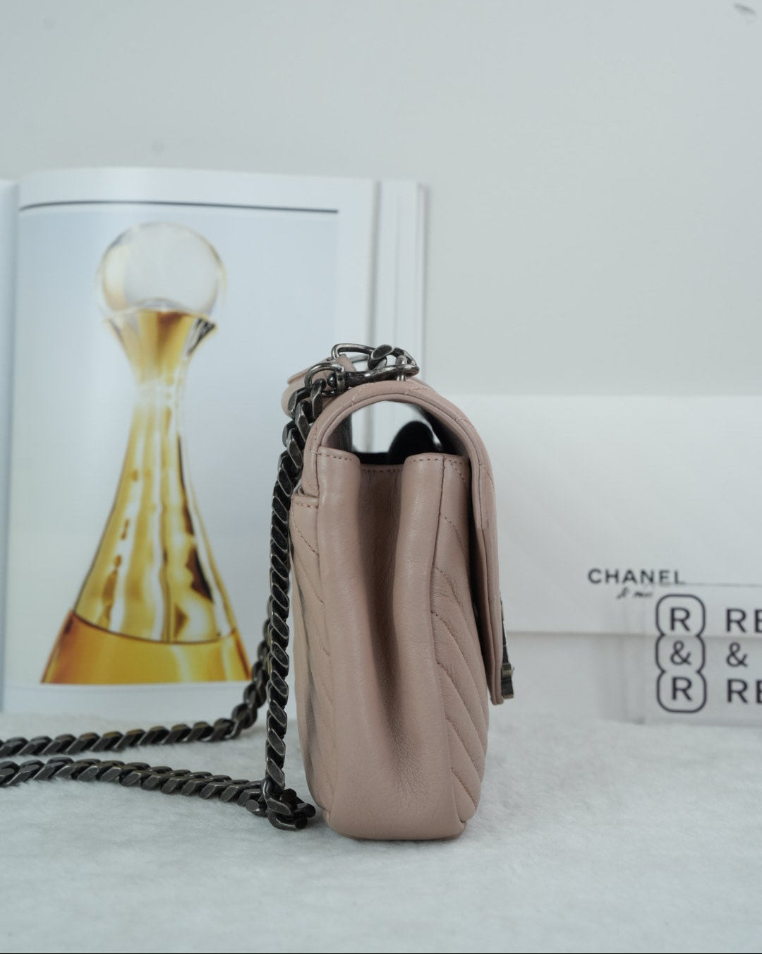 College Medium Quilted Leather