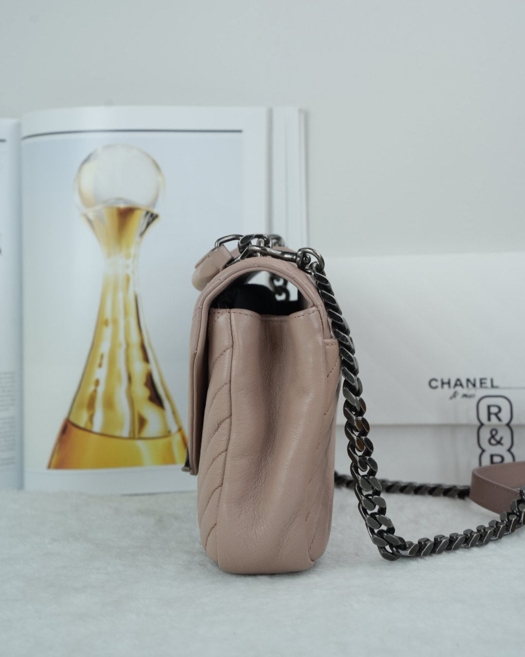 College Medium Quilted Leather