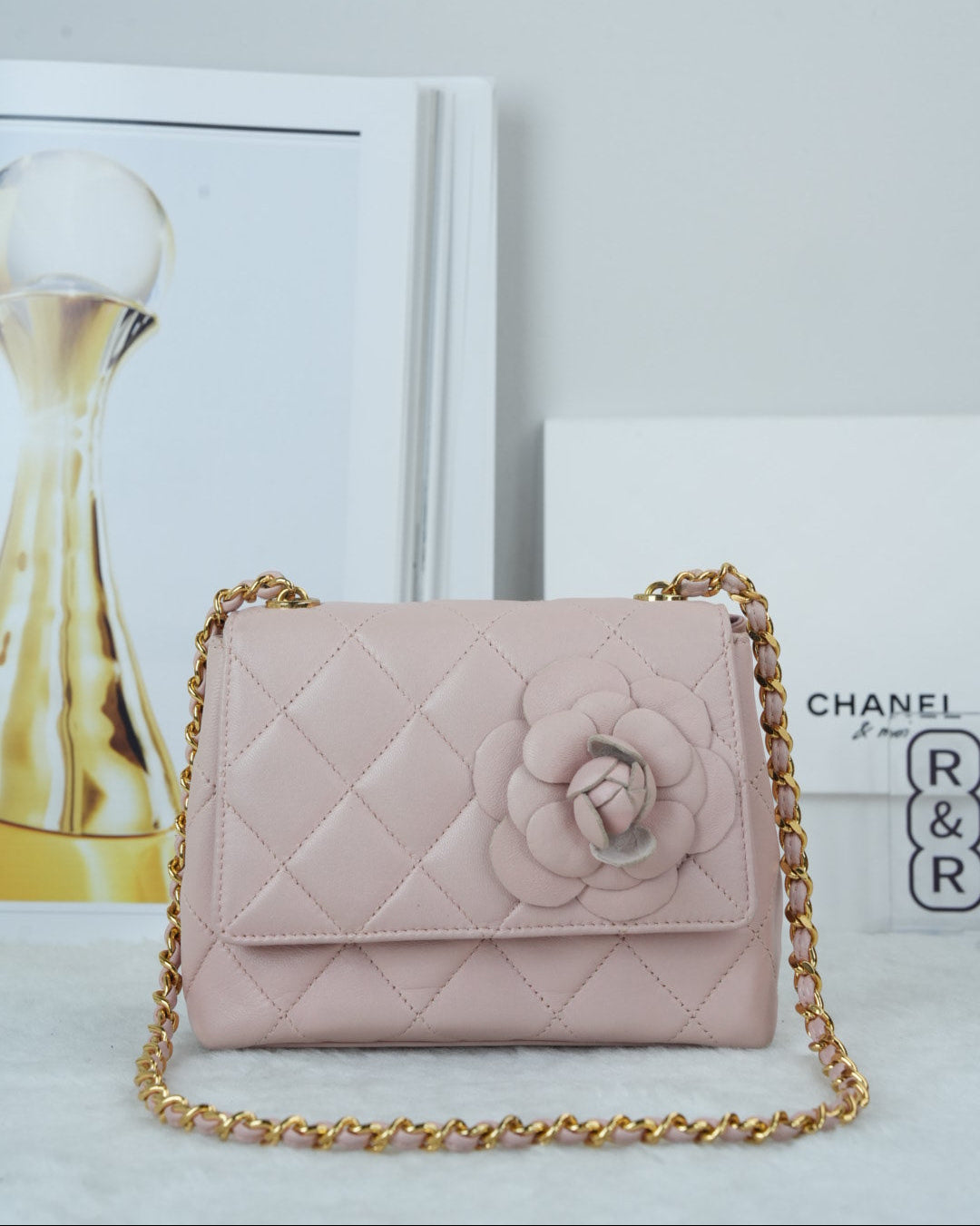 Mini Camellia Flap Bag