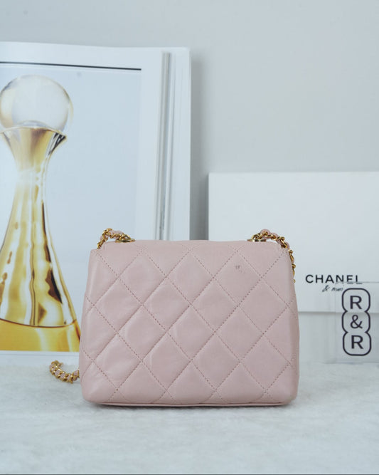 Mini Camellia Flap Bag