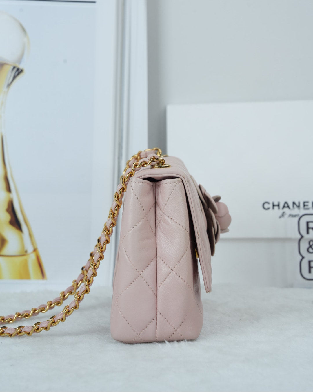 Mini Camellia Flap Bag