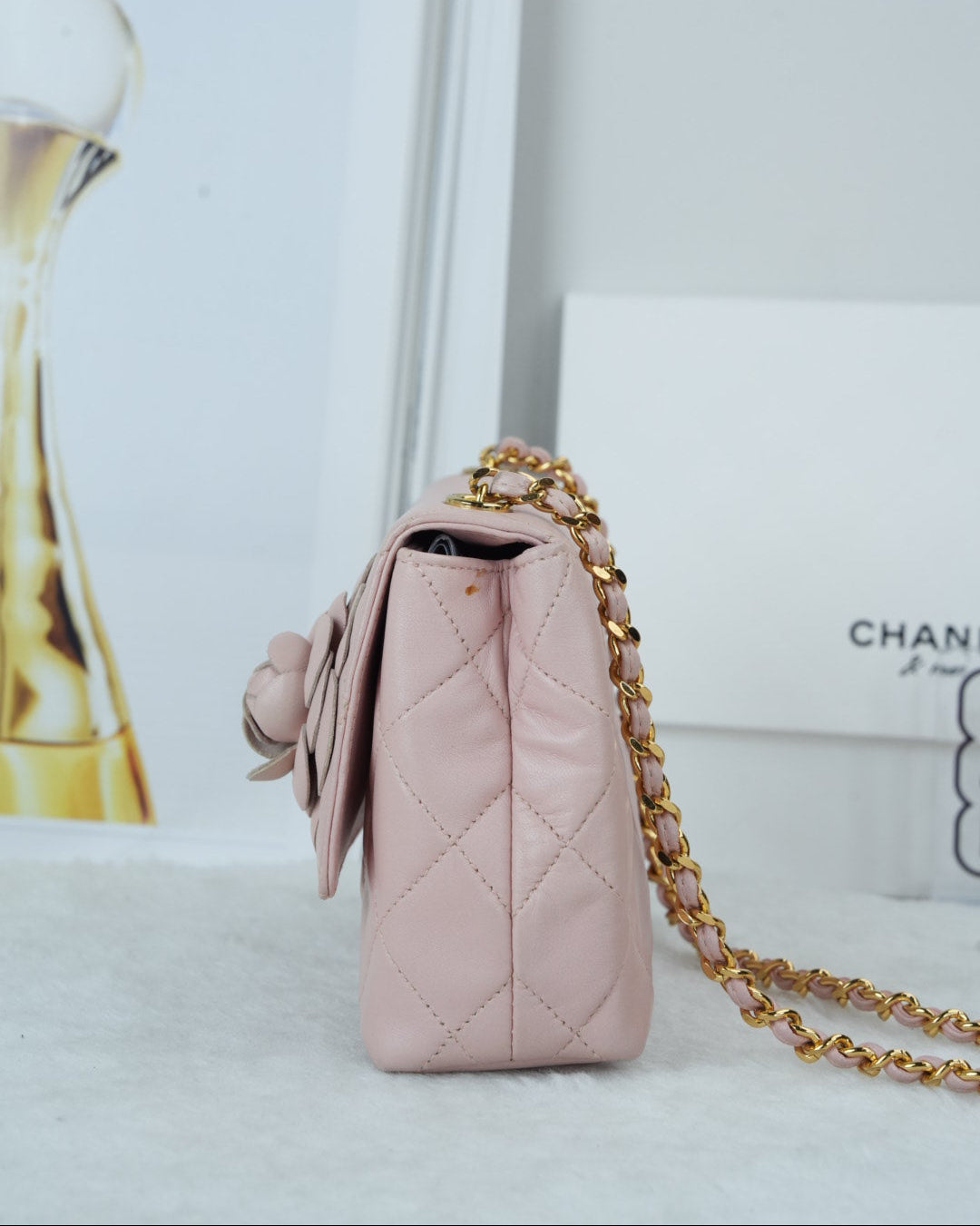 Mini Camellia Flap Bag