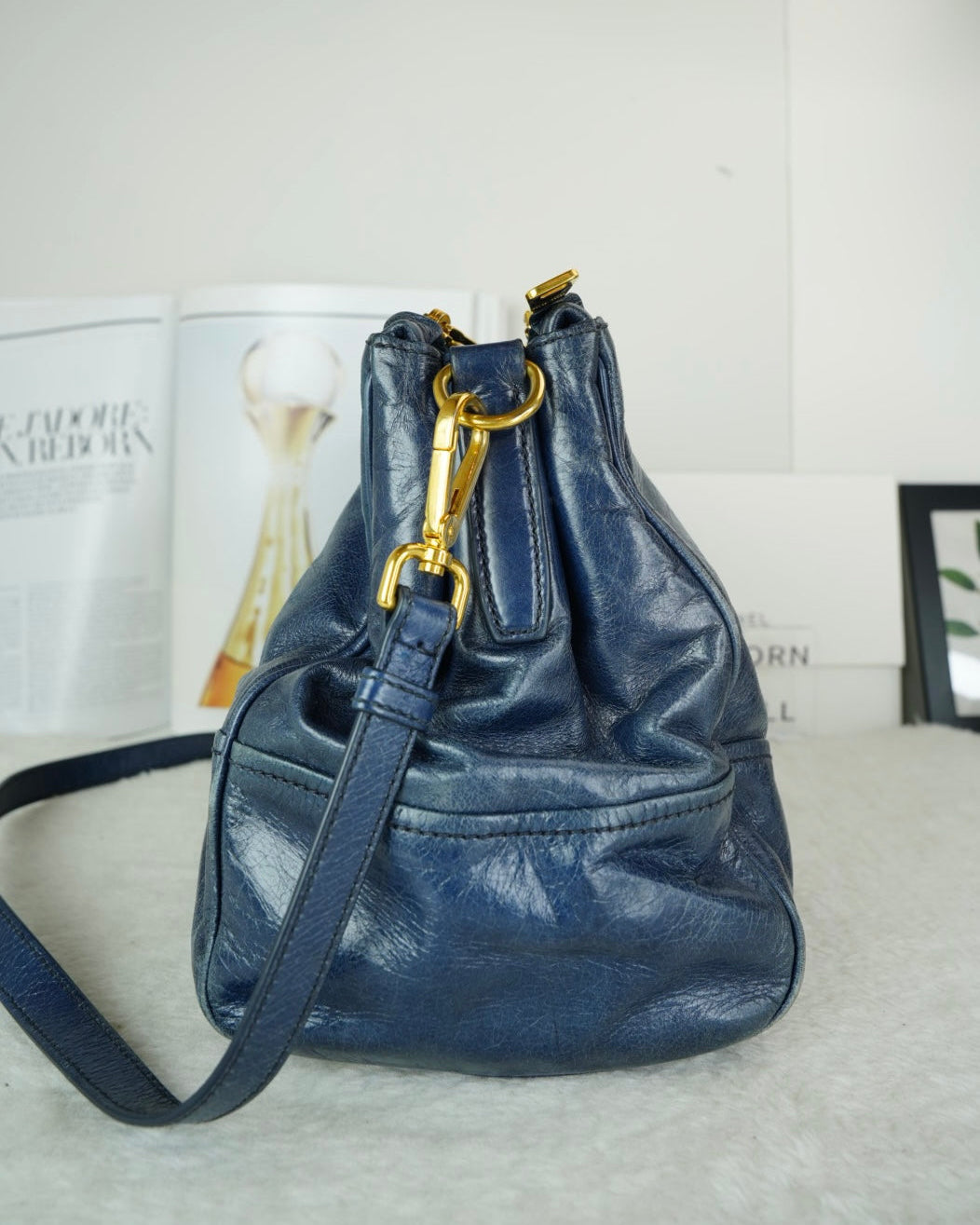 Vitello Shine Tote Bag