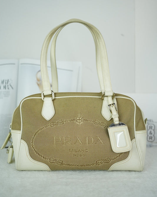 Logo Jacquard Handbag