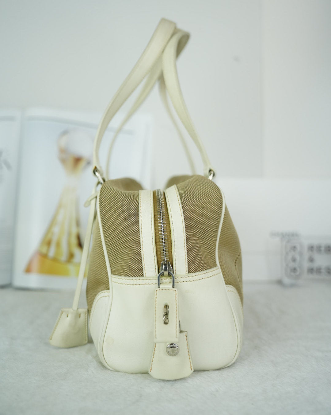 Logo Jacquard Handbag