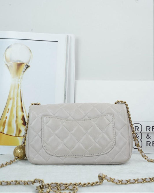 Classic Flap Mini Gold Ball