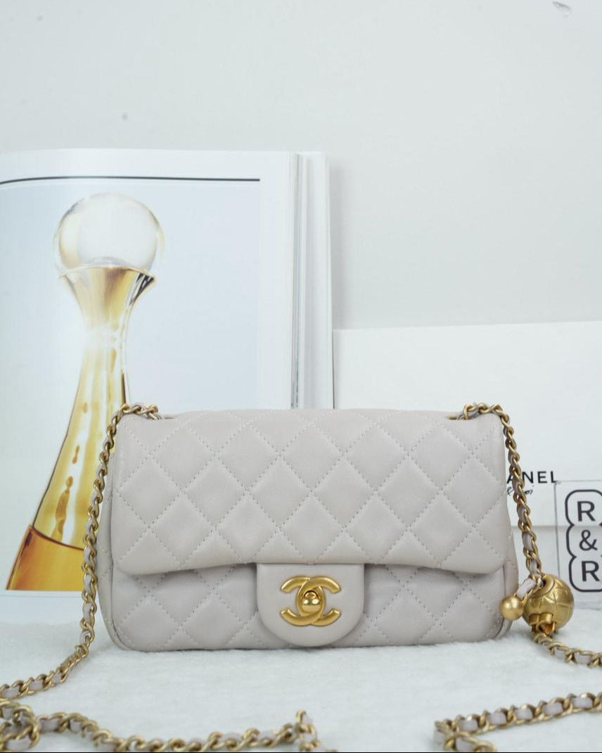 Classic Flap Mini Gold Ball