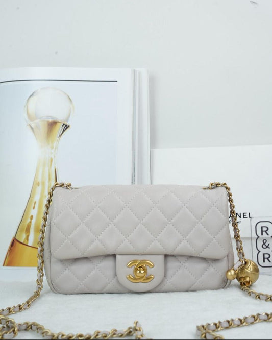 Classic Flap Mini Gold Ball